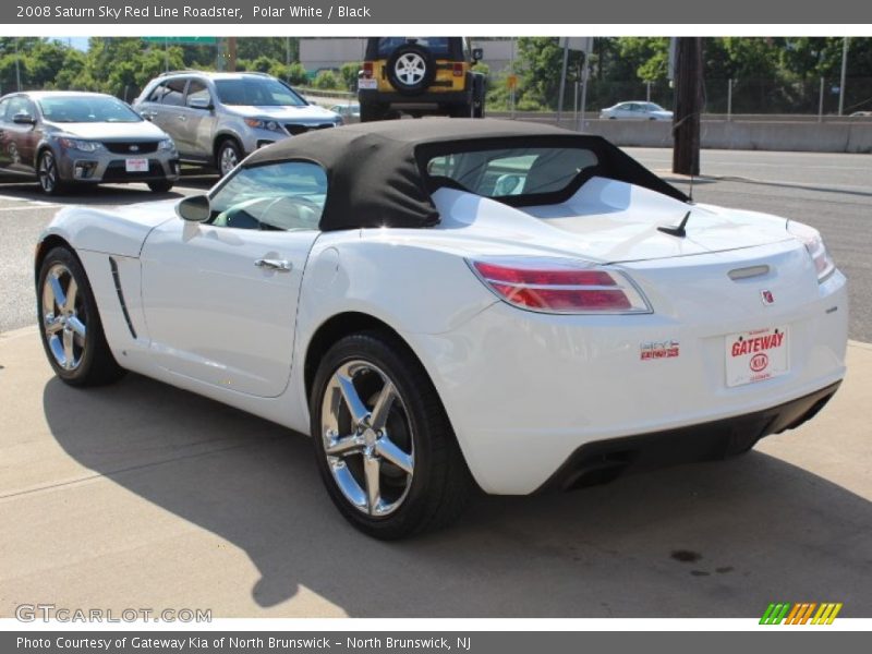 Polar White / Black 2008 Saturn Sky Red Line Roadster