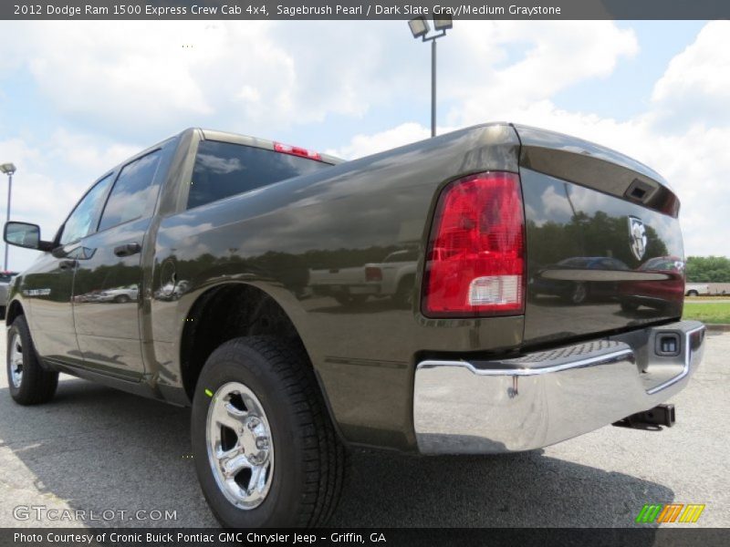 Sagebrush Pearl / Dark Slate Gray/Medium Graystone 2012 Dodge Ram 1500 Express Crew Cab 4x4
