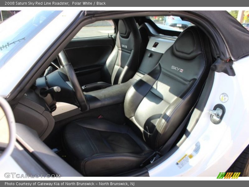 Polar White / Black 2008 Saturn Sky Red Line Roadster