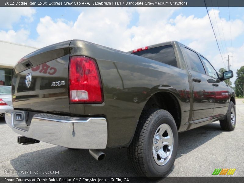Sagebrush Pearl / Dark Slate Gray/Medium Graystone 2012 Dodge Ram 1500 Express Crew Cab 4x4