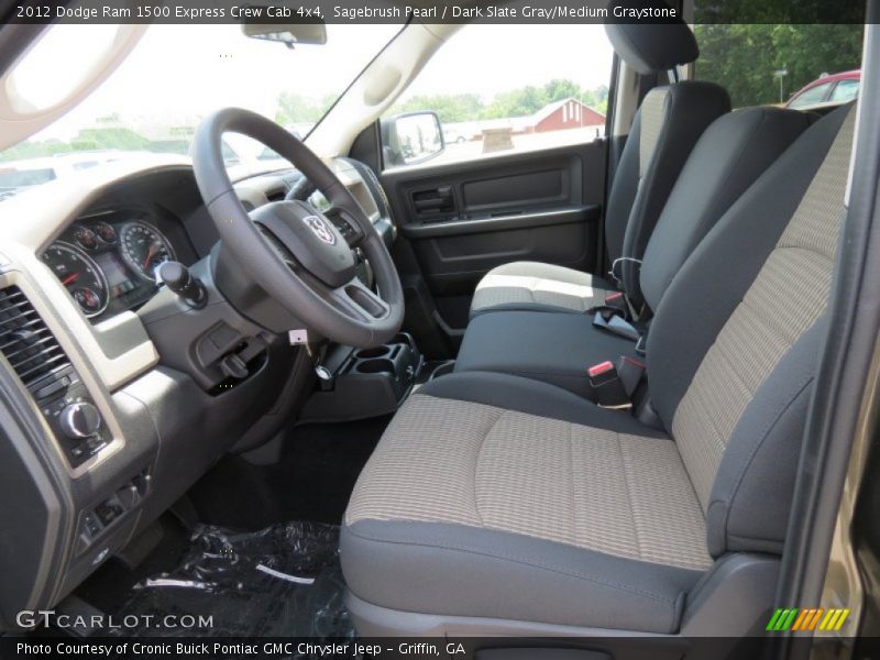 Sagebrush Pearl / Dark Slate Gray/Medium Graystone 2012 Dodge Ram 1500 Express Crew Cab 4x4
