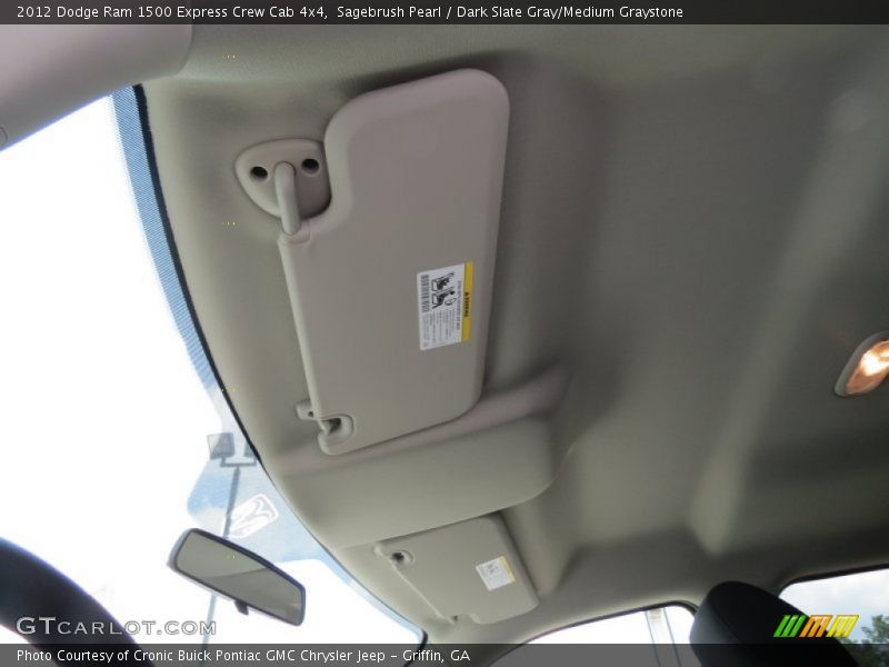 Sagebrush Pearl / Dark Slate Gray/Medium Graystone 2012 Dodge Ram 1500 Express Crew Cab 4x4