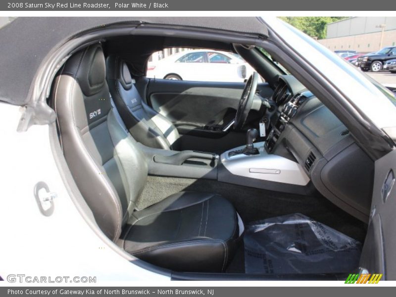 Polar White / Black 2008 Saturn Sky Red Line Roadster