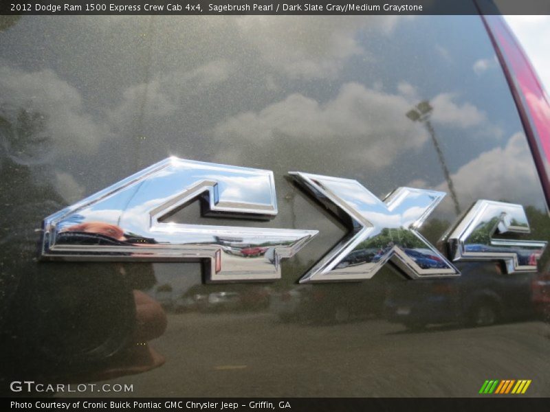 Sagebrush Pearl / Dark Slate Gray/Medium Graystone 2012 Dodge Ram 1500 Express Crew Cab 4x4