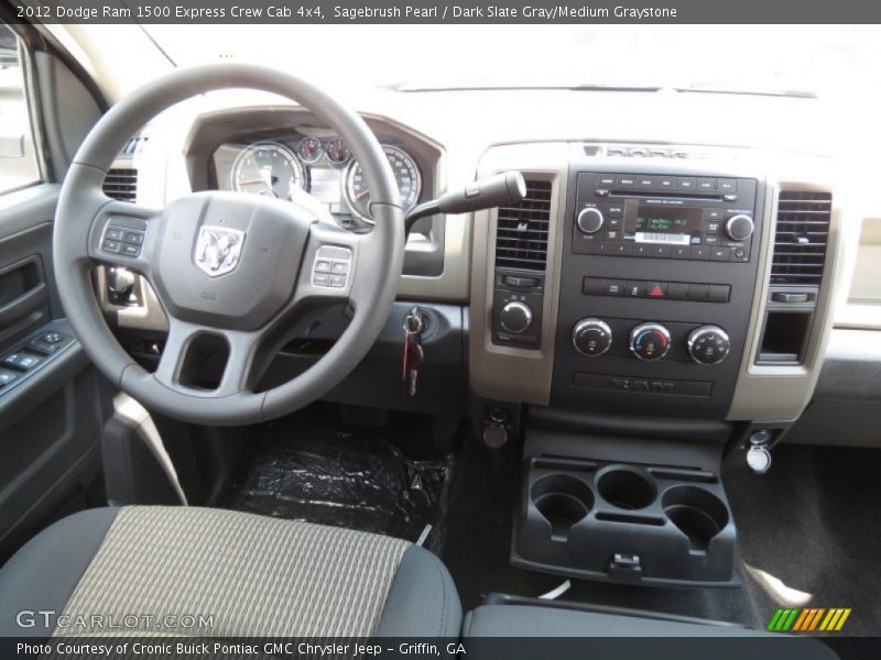 Sagebrush Pearl / Dark Slate Gray/Medium Graystone 2012 Dodge Ram 1500 Express Crew Cab 4x4