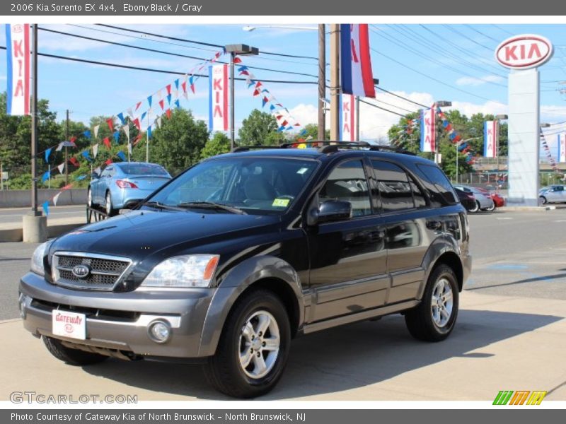 Ebony Black / Gray 2006 Kia Sorento EX 4x4