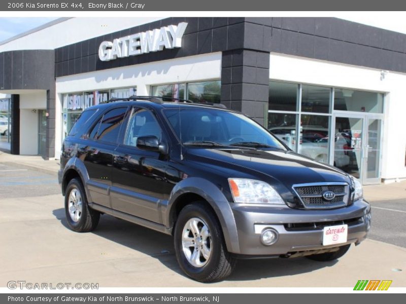 Ebony Black / Gray 2006 Kia Sorento EX 4x4
