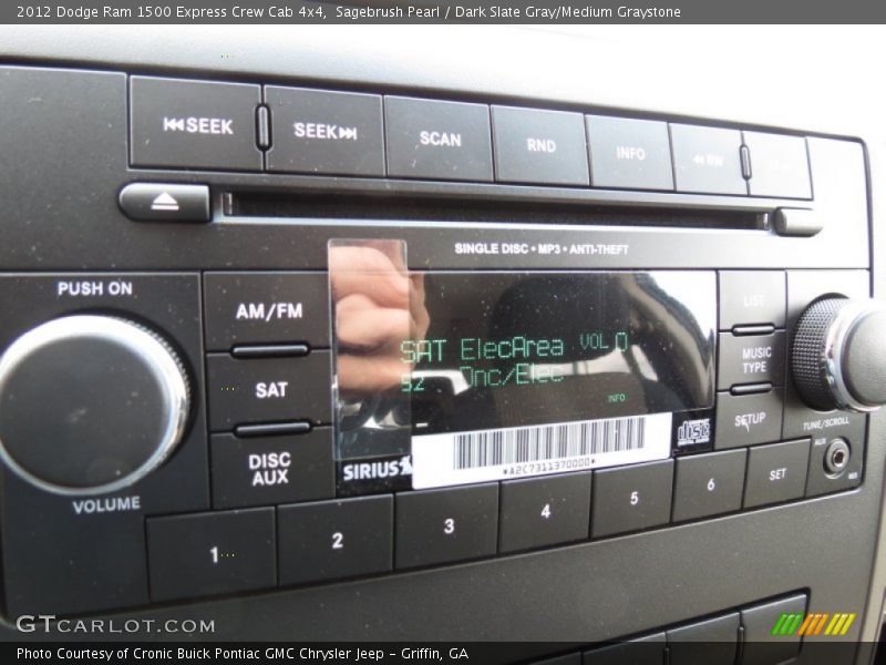 Sagebrush Pearl / Dark Slate Gray/Medium Graystone 2012 Dodge Ram 1500 Express Crew Cab 4x4