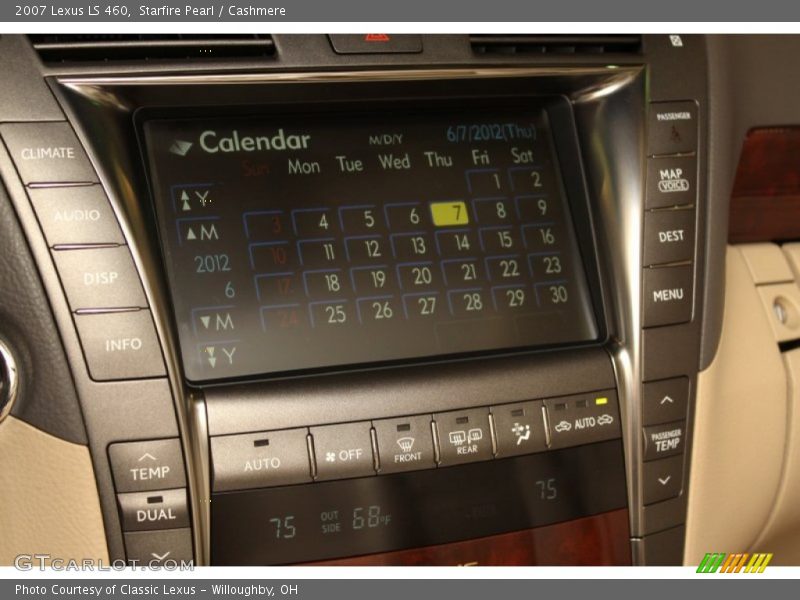 Starfire Pearl / Cashmere 2007 Lexus LS 460