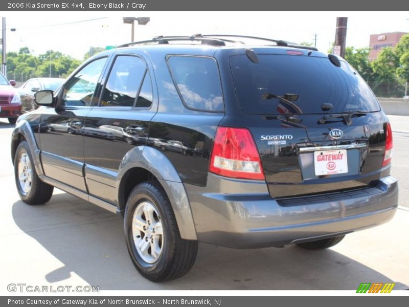 Ebony Black / Gray 2006 Kia Sorento EX 4x4