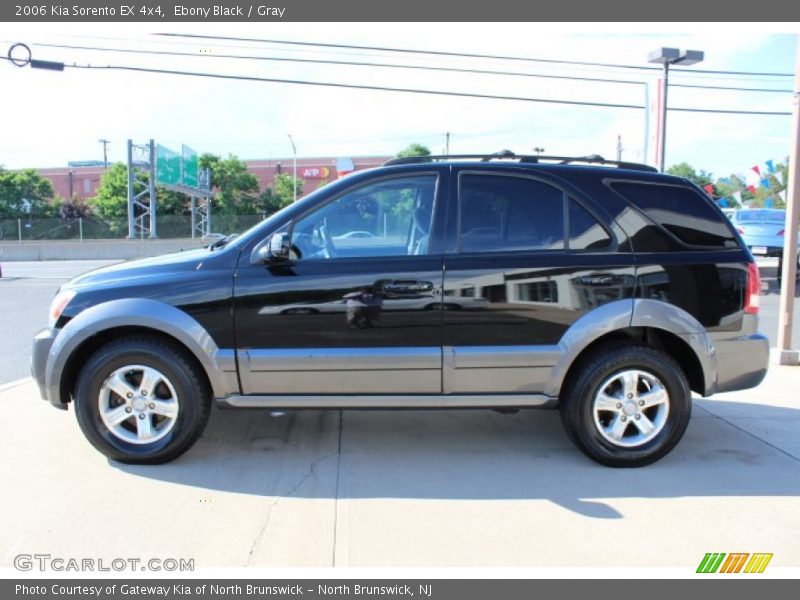 Ebony Black / Gray 2006 Kia Sorento EX 4x4
