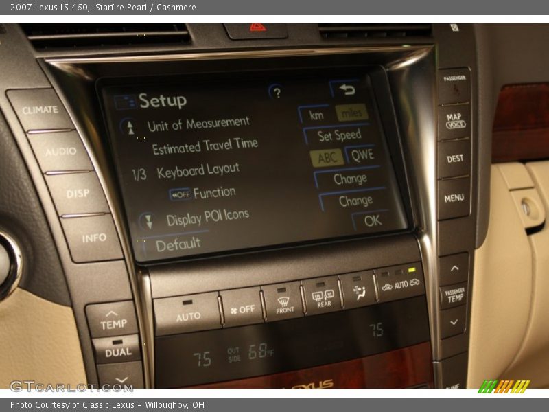 Starfire Pearl / Cashmere 2007 Lexus LS 460