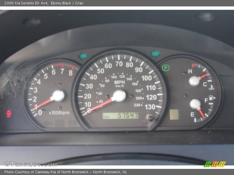 Ebony Black / Gray 2006 Kia Sorento EX 4x4