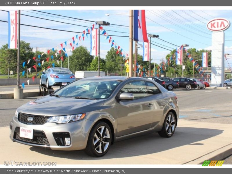 Titanium / Black 2010 Kia Forte Koup SX