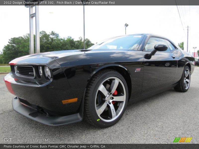 Front 3/4 View of 2012 Challenger SRT8 392