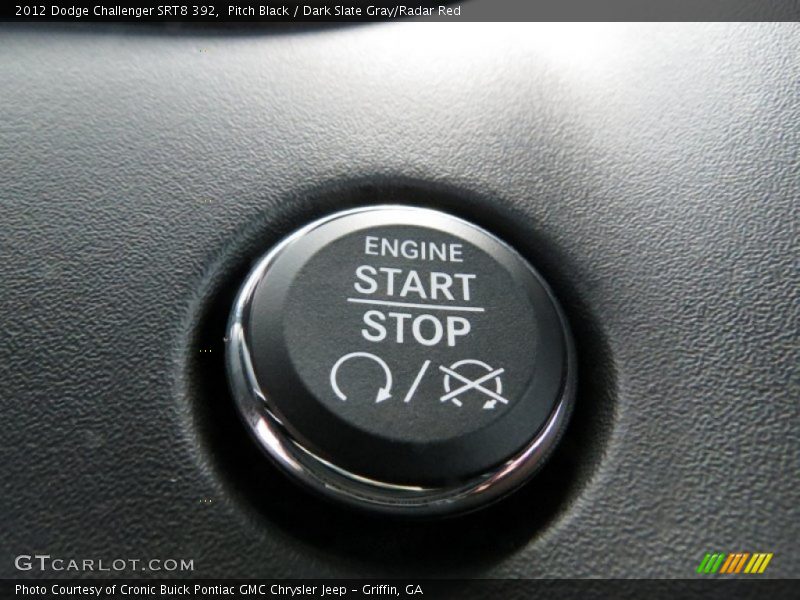 Controls of 2012 Challenger SRT8 392