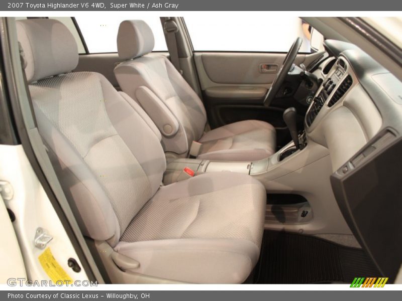 Super White / Ash Gray 2007 Toyota Highlander V6 4WD