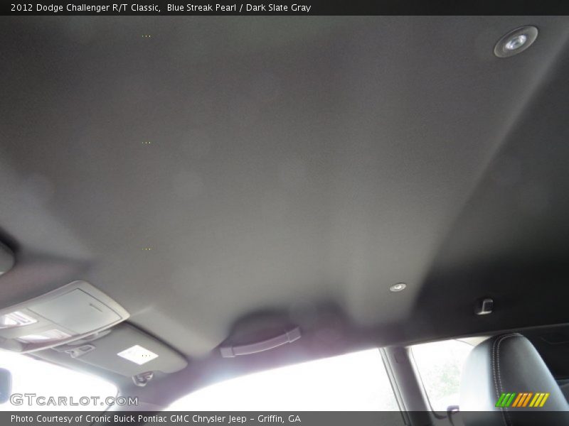 Blue Streak Pearl / Dark Slate Gray 2012 Dodge Challenger R/T Classic