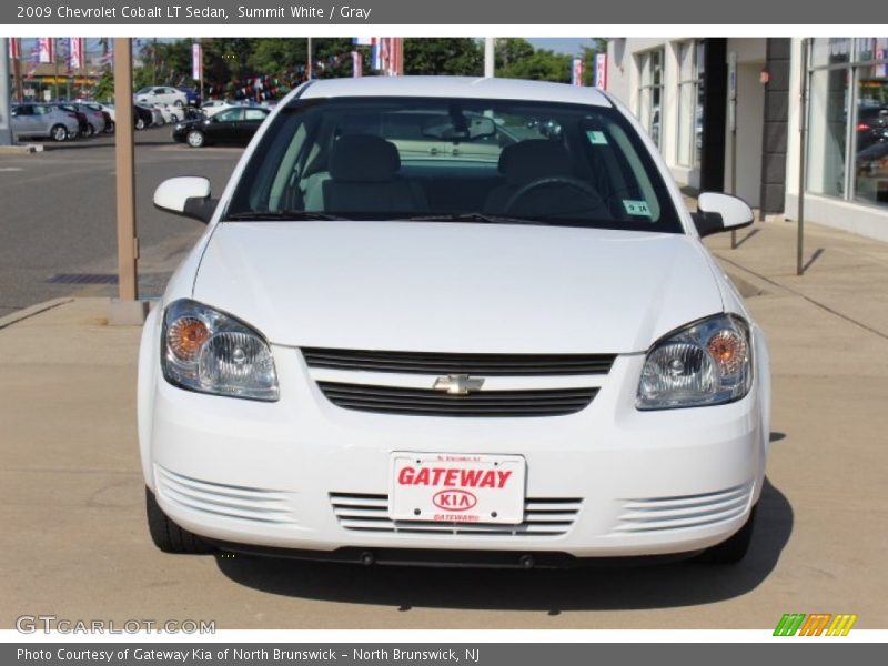 Summit White / Gray 2009 Chevrolet Cobalt LT Sedan