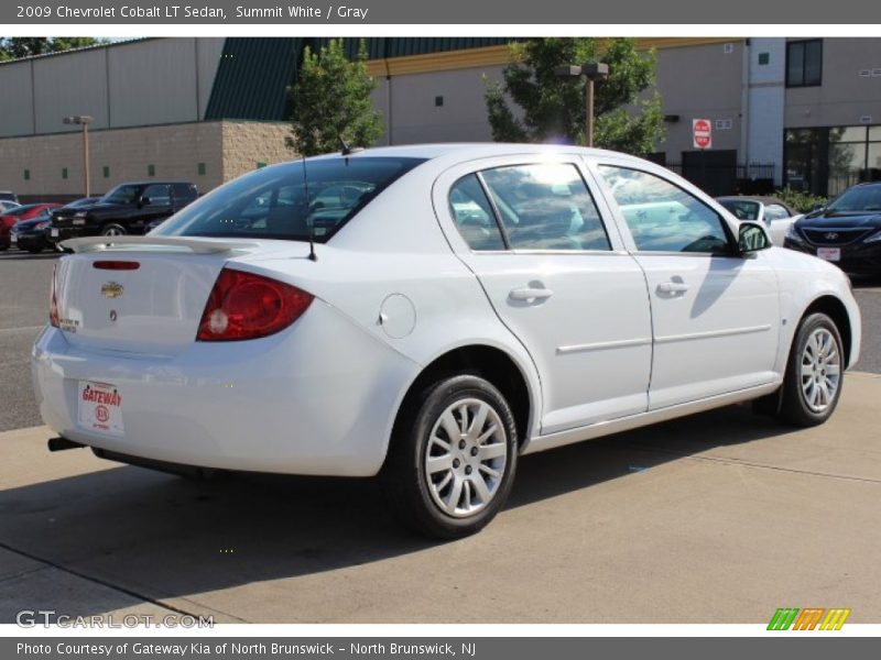 Summit White / Gray 2009 Chevrolet Cobalt LT Sedan
