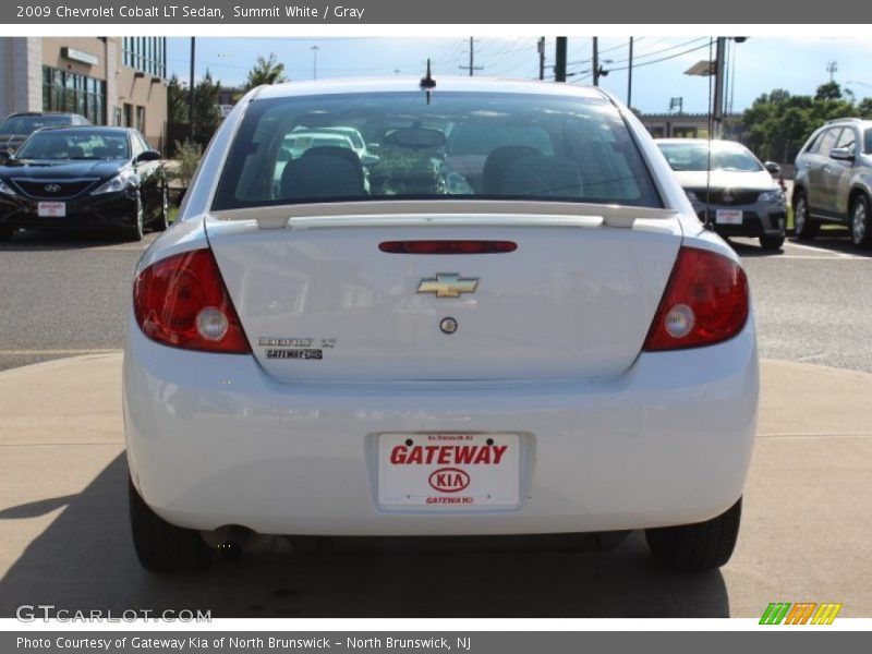 Summit White / Gray 2009 Chevrolet Cobalt LT Sedan