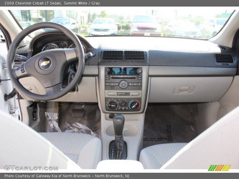 Summit White / Gray 2009 Chevrolet Cobalt LT Sedan