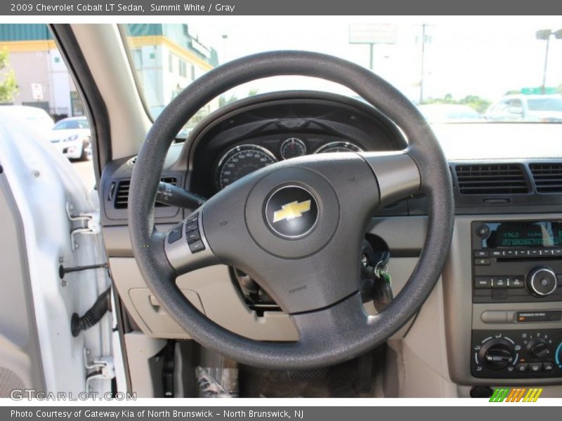 Summit White / Gray 2009 Chevrolet Cobalt LT Sedan