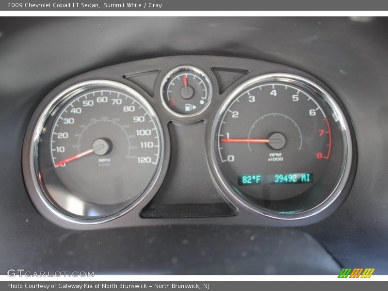 Summit White / Gray 2009 Chevrolet Cobalt LT Sedan