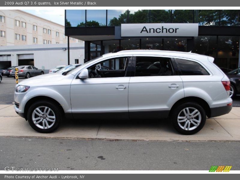 Ice Silver Metallic / Black 2009 Audi Q7 3.6 quattro