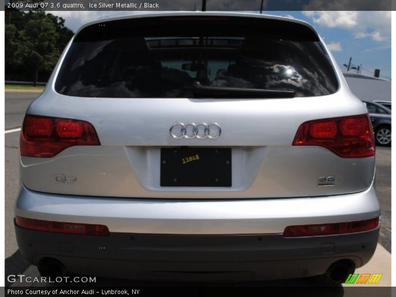 Ice Silver Metallic / Black 2009 Audi Q7 3.6 quattro