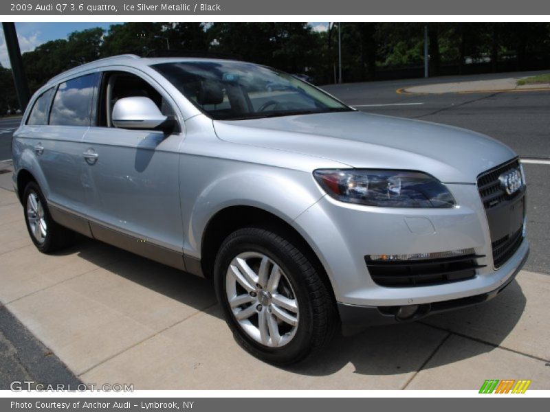 Ice Silver Metallic / Black 2009 Audi Q7 3.6 quattro