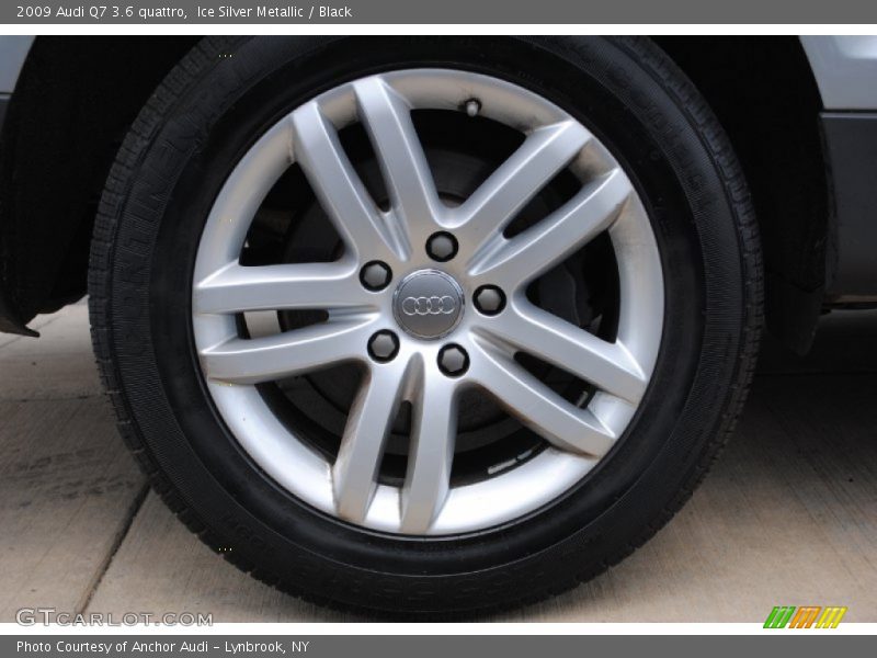 Ice Silver Metallic / Black 2009 Audi Q7 3.6 quattro