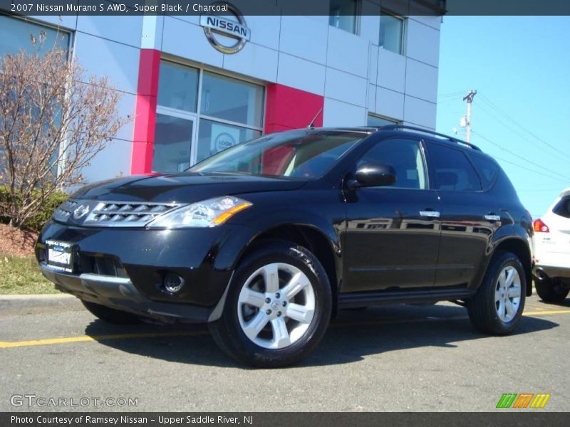 Super Black / Charcoal 2007 Nissan Murano S AWD