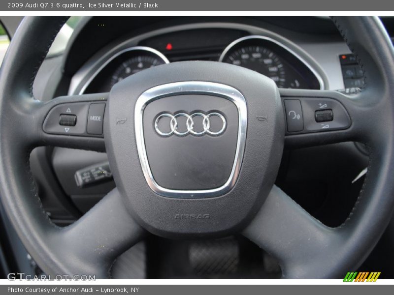 Ice Silver Metallic / Black 2009 Audi Q7 3.6 quattro