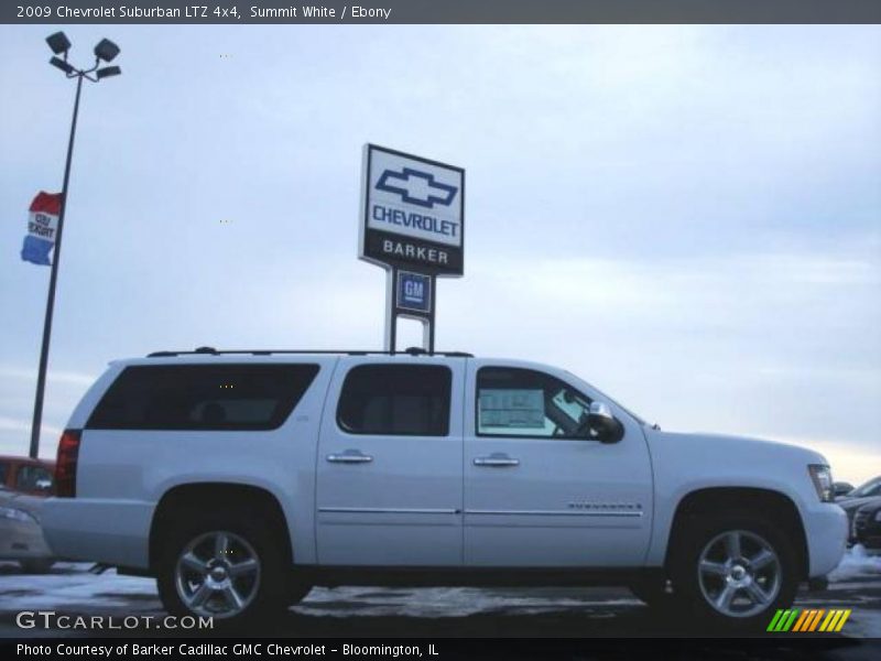 Summit White / Ebony 2009 Chevrolet Suburban LTZ 4x4