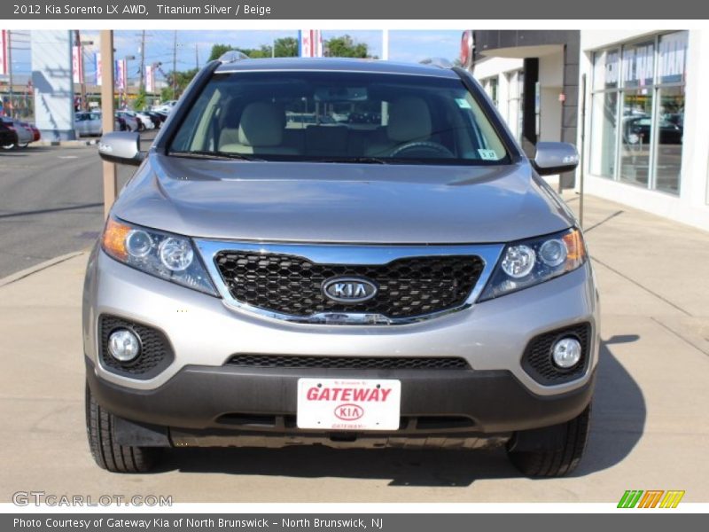 Titanium Silver / Beige 2012 Kia Sorento LX AWD