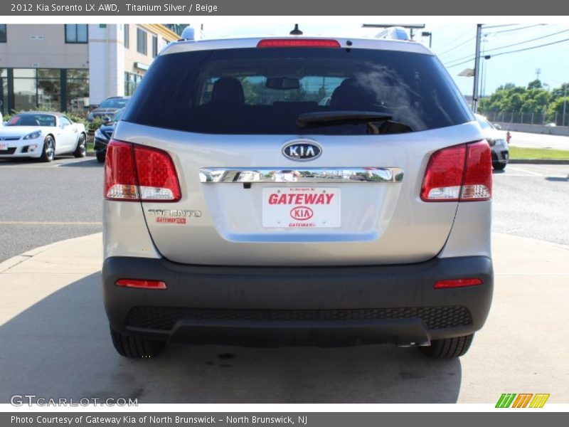 Titanium Silver / Beige 2012 Kia Sorento LX AWD