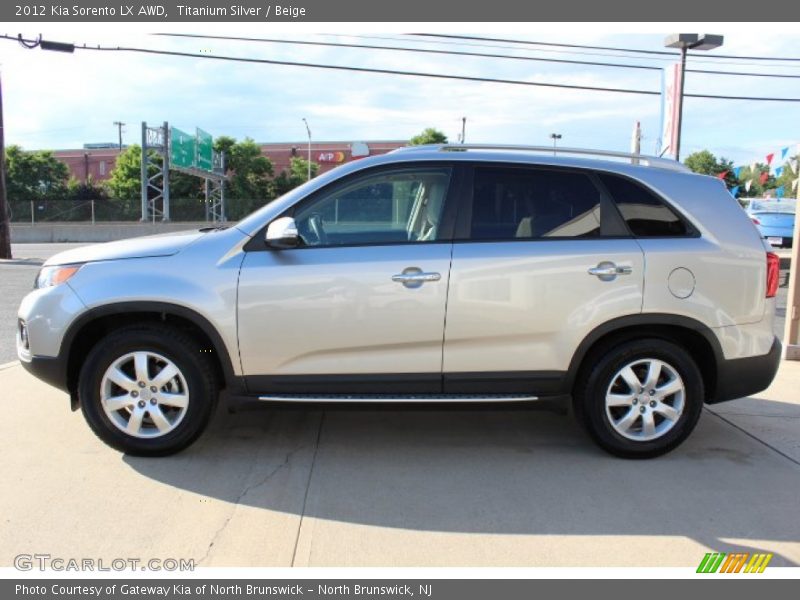 Titanium Silver / Beige 2012 Kia Sorento LX AWD