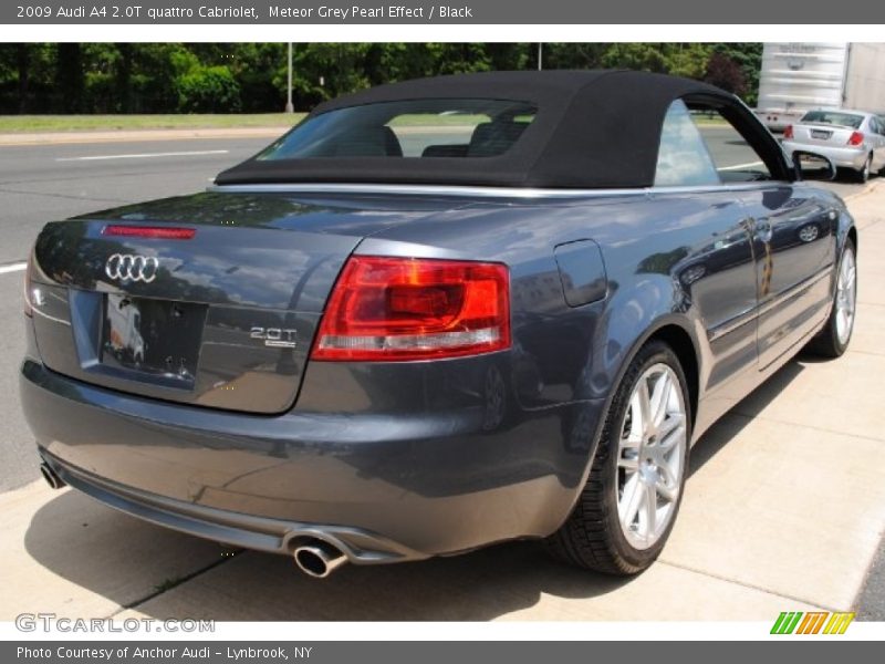 Meteor Grey Pearl Effect / Black 2009 Audi A4 2.0T quattro Cabriolet