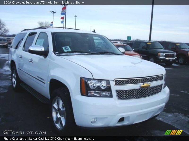 Summit White / Ebony 2009 Chevrolet Suburban LTZ 4x4
