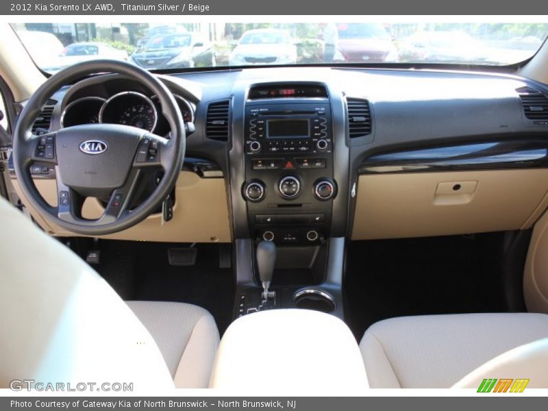 Titanium Silver / Beige 2012 Kia Sorento LX AWD