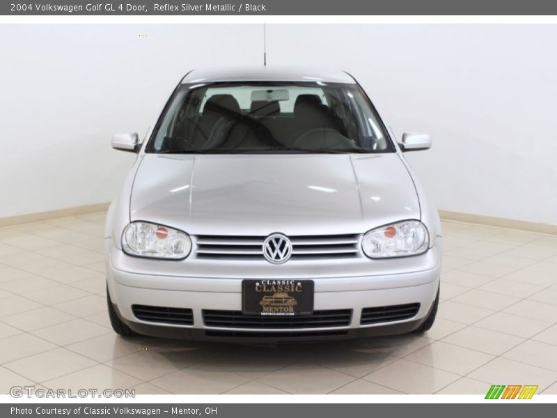 Reflex Silver Metallic / Black 2004 Volkswagen Golf GL 4 Door