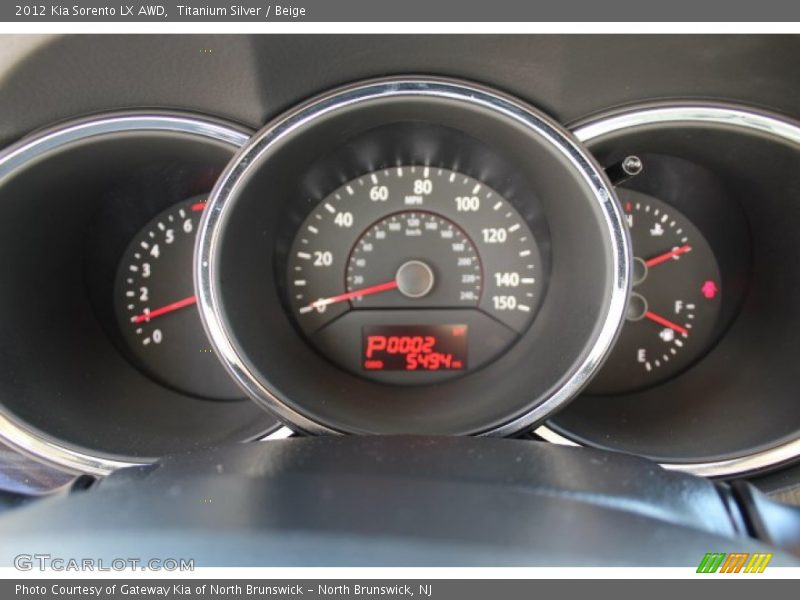 Titanium Silver / Beige 2012 Kia Sorento LX AWD