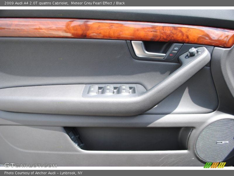Meteor Grey Pearl Effect / Black 2009 Audi A4 2.0T quattro Cabriolet