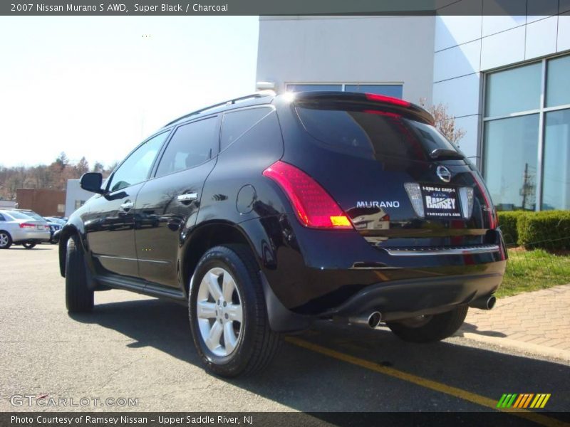 Super Black / Charcoal 2007 Nissan Murano S AWD