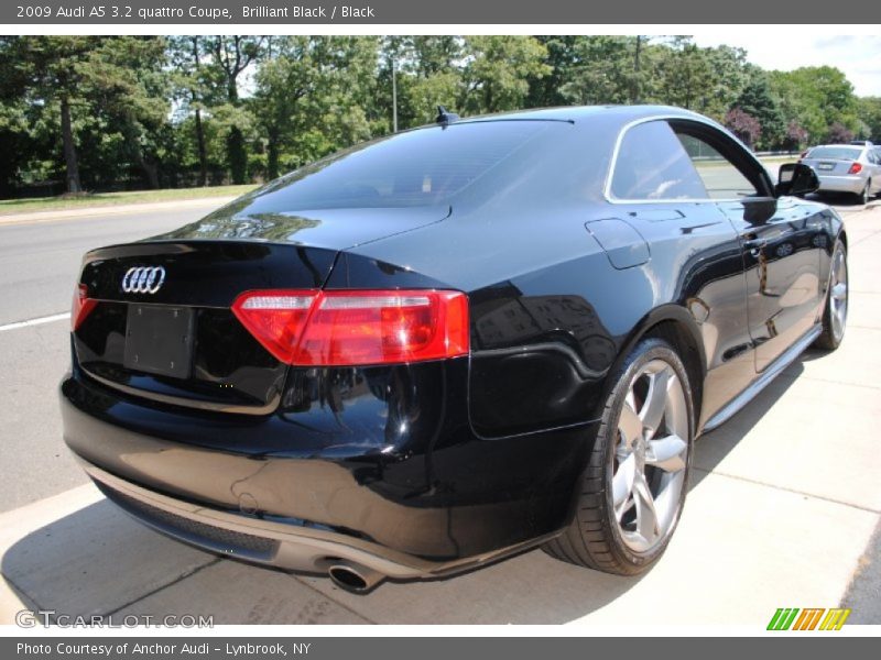 Brilliant Black / Black 2009 Audi A5 3.2 quattro Coupe