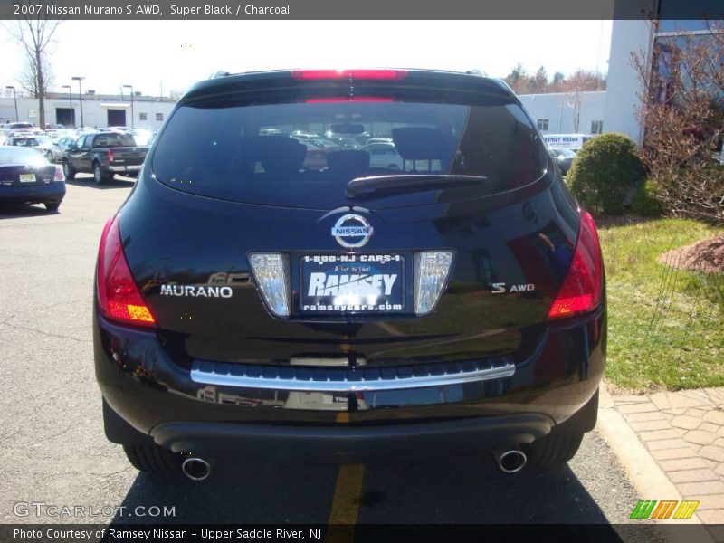 Super Black / Charcoal 2007 Nissan Murano S AWD