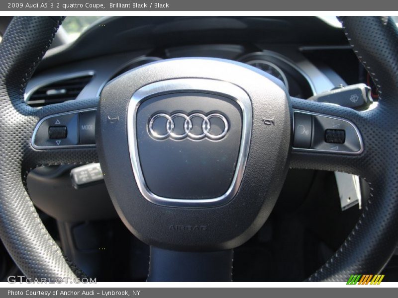 Brilliant Black / Black 2009 Audi A5 3.2 quattro Coupe