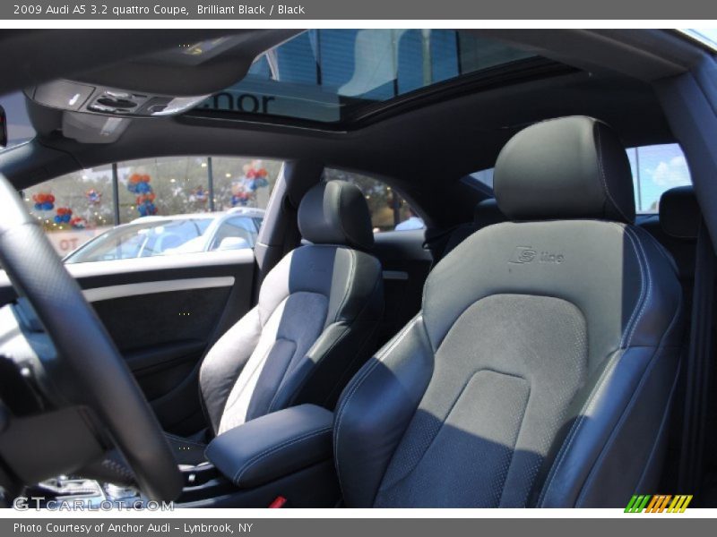 Brilliant Black / Black 2009 Audi A5 3.2 quattro Coupe