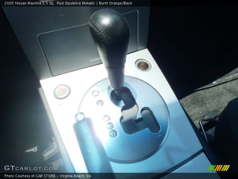 Red Opulence Metallic / Burnt Orange/Black 2005 Nissan Maxima 3.5 SE